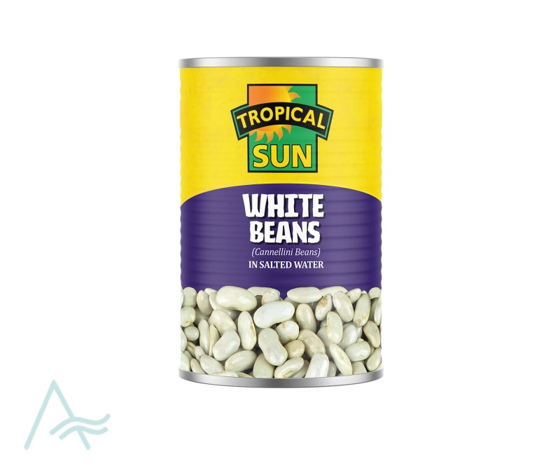 TROPICAL SUN WHITE KIDNEY BEANS 400G
